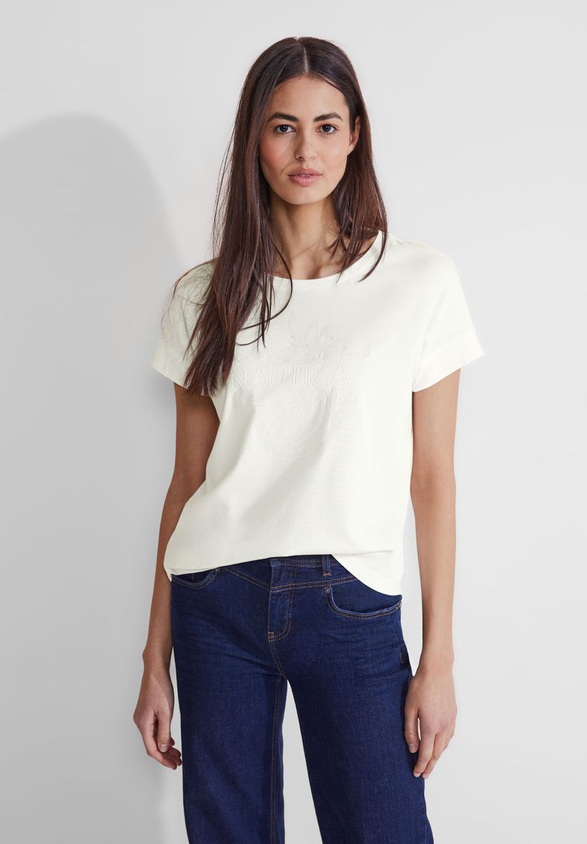 T-Shirt mit Stickerei