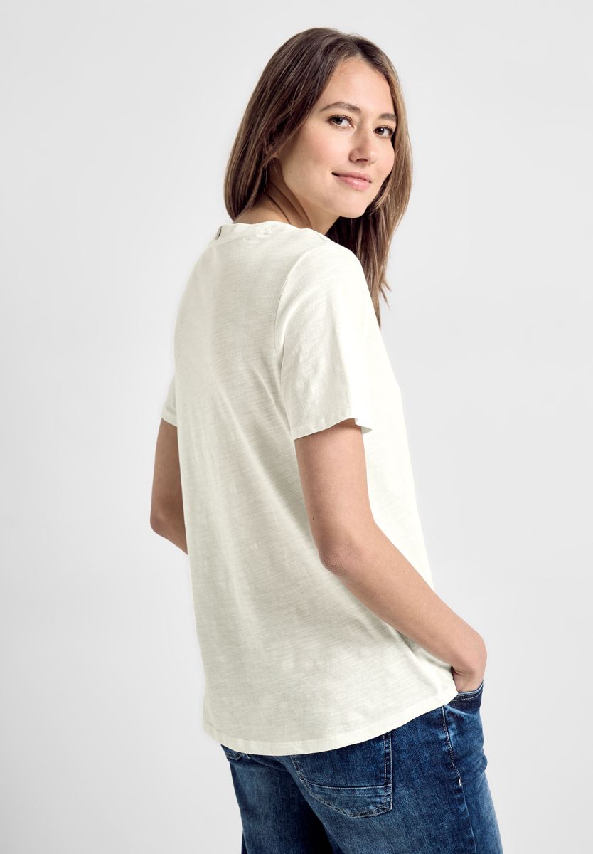 T-Shirt mit Brustprint