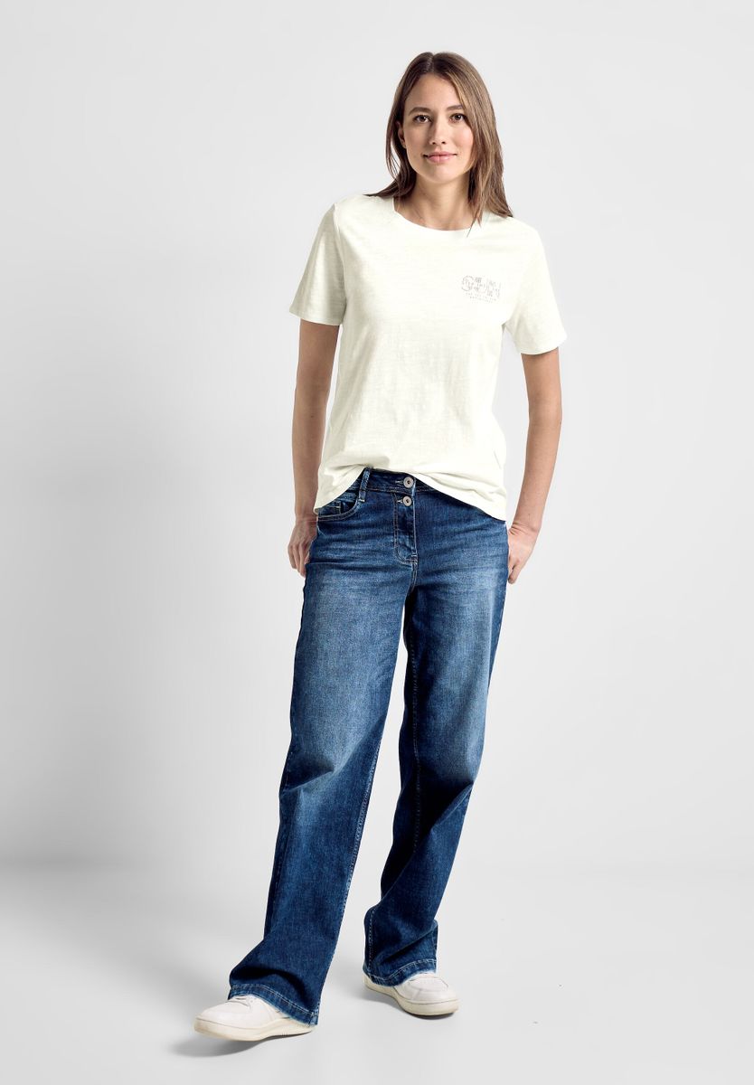 T-Shirt mit Brustprint