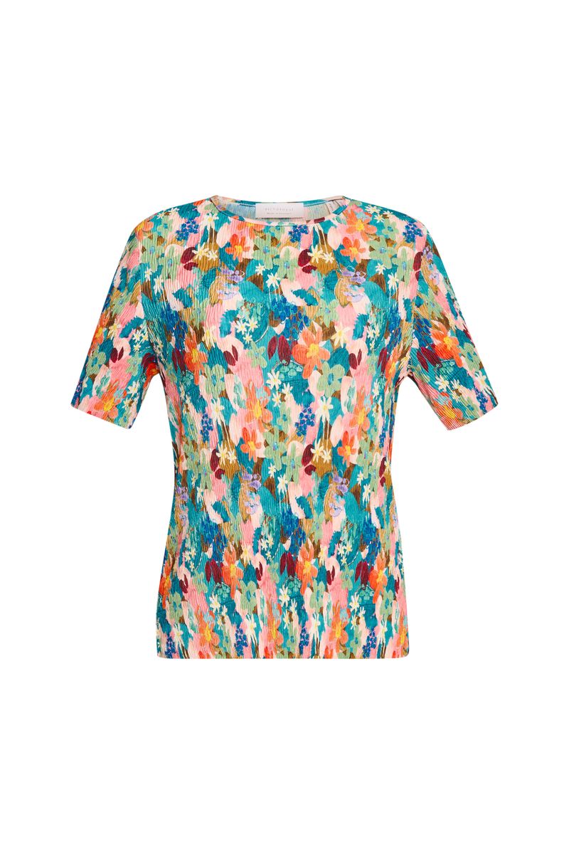 Printed crinkle T-Shirt recycled