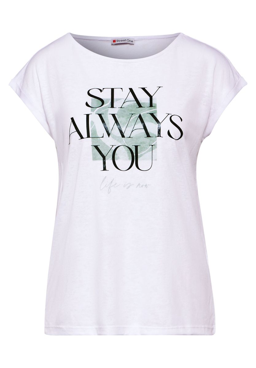 T-Shirt mit Burnout