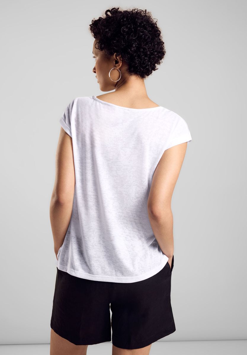 T-Shirt mit Burnout