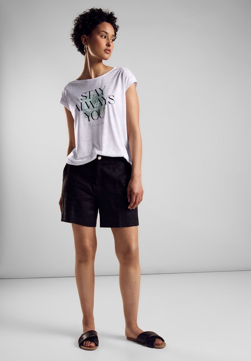 T-Shirt mit Burnout