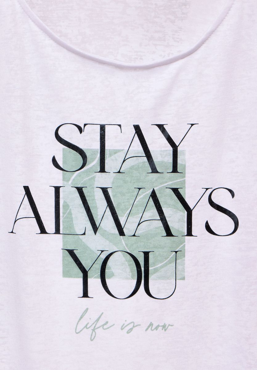 T-Shirt mit Burnout