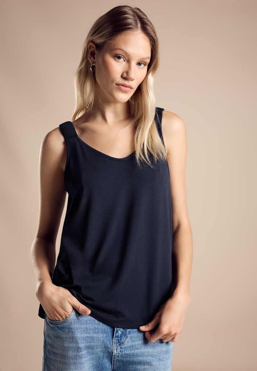 Top mit V-Neck