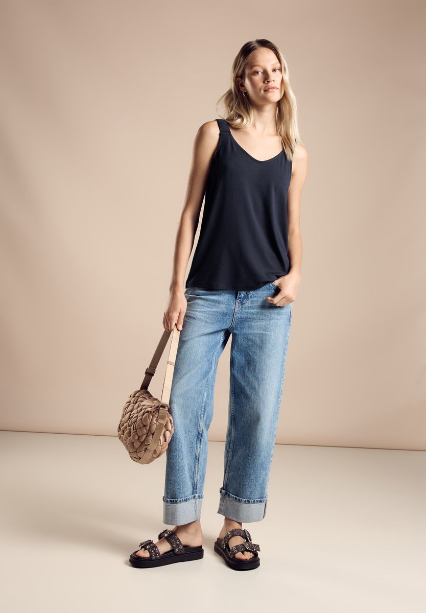 Top mit V-Neck