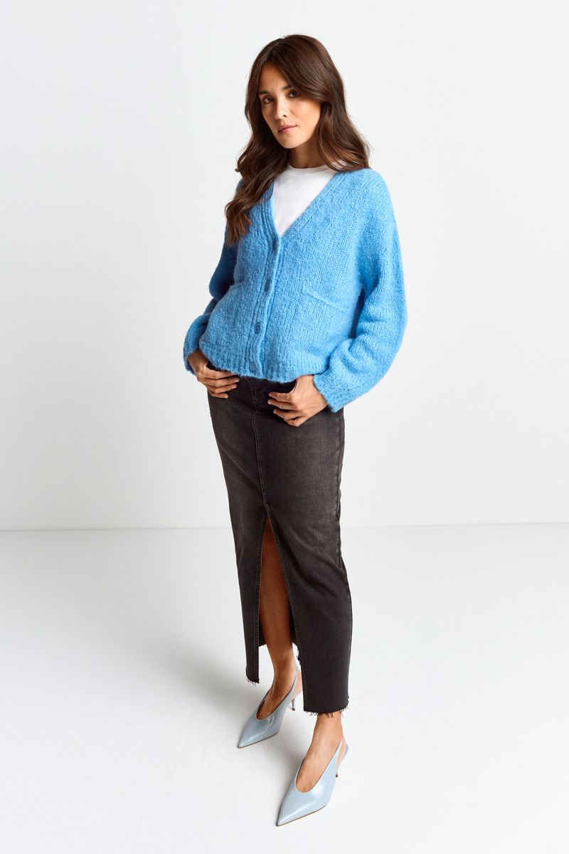V-neck cardigan