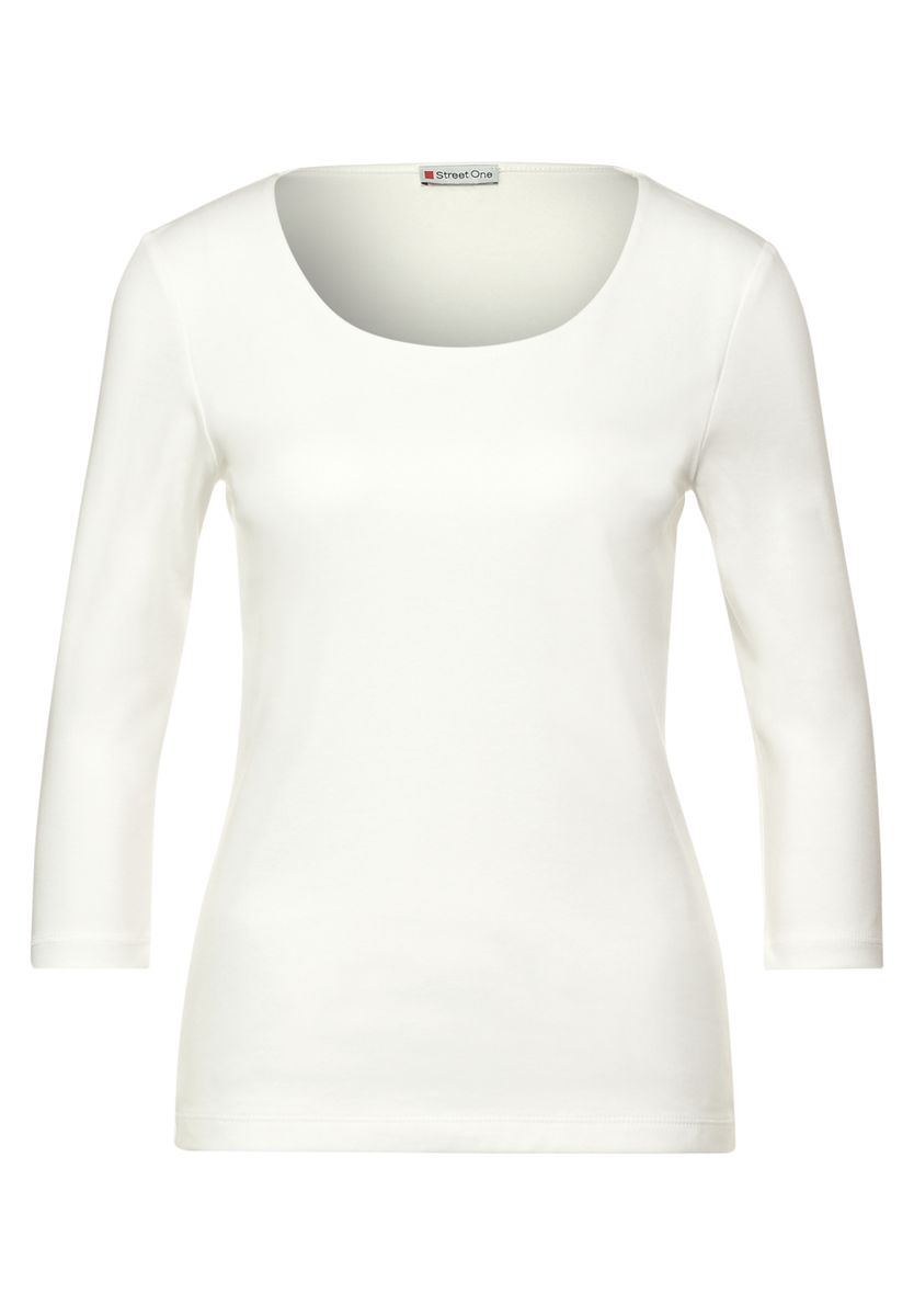 Shirt in Unifarbe