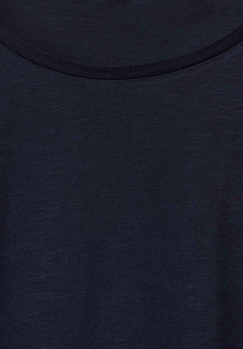T-Shirt mit Raffung