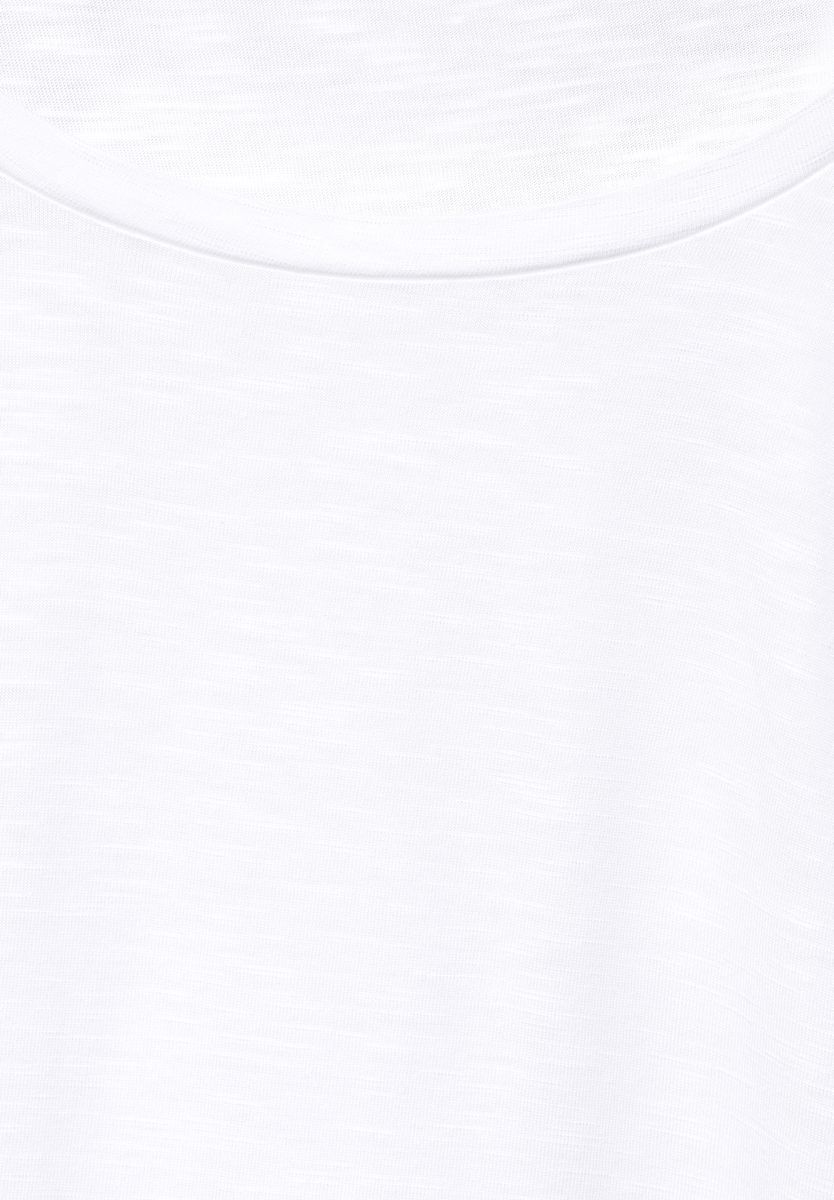 T-Shirt mit Raffung