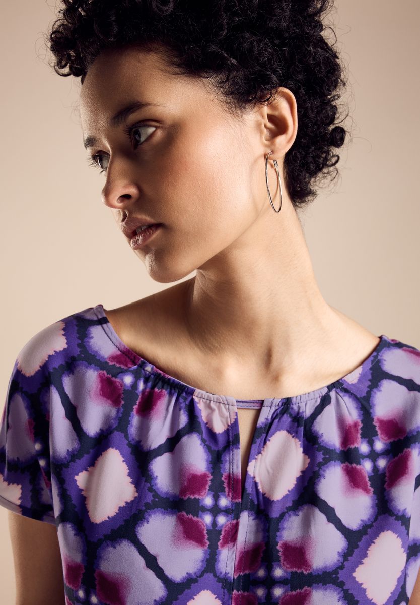 Print Materialmix T-Shirt