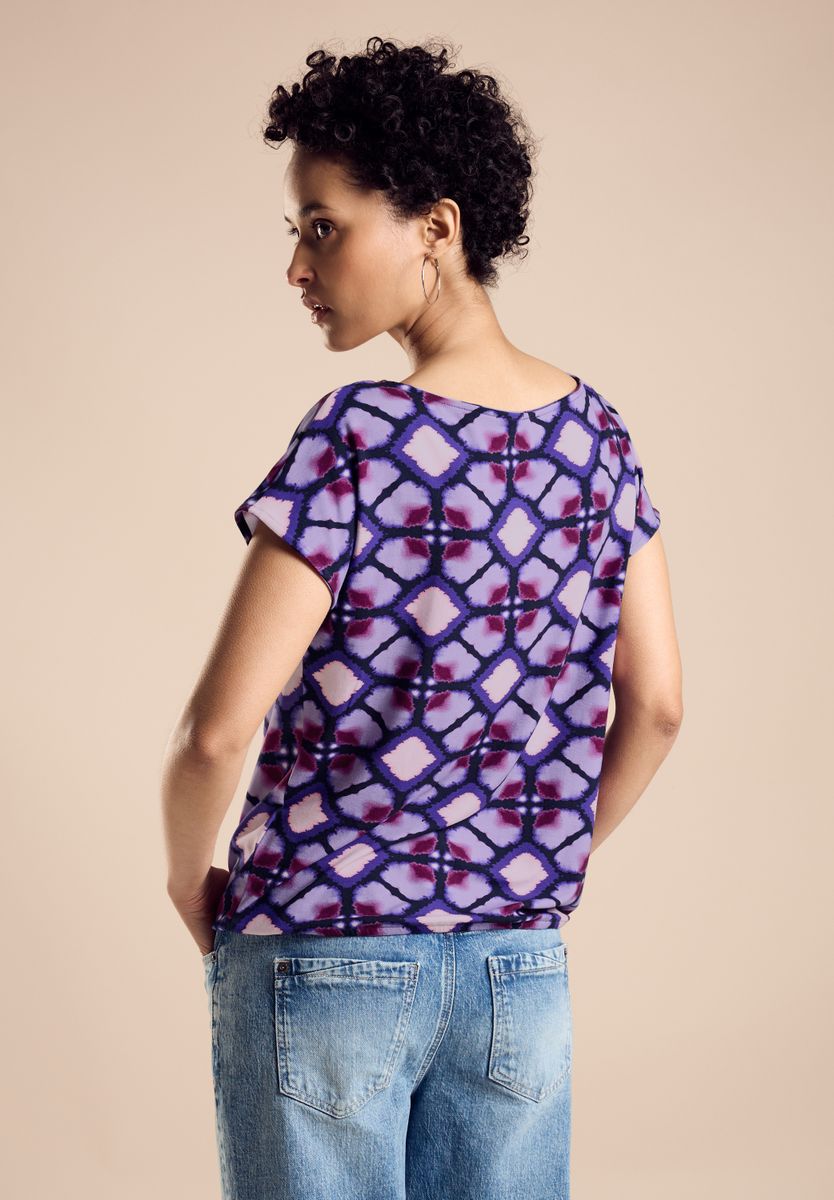 Print Materialmix T-Shirt