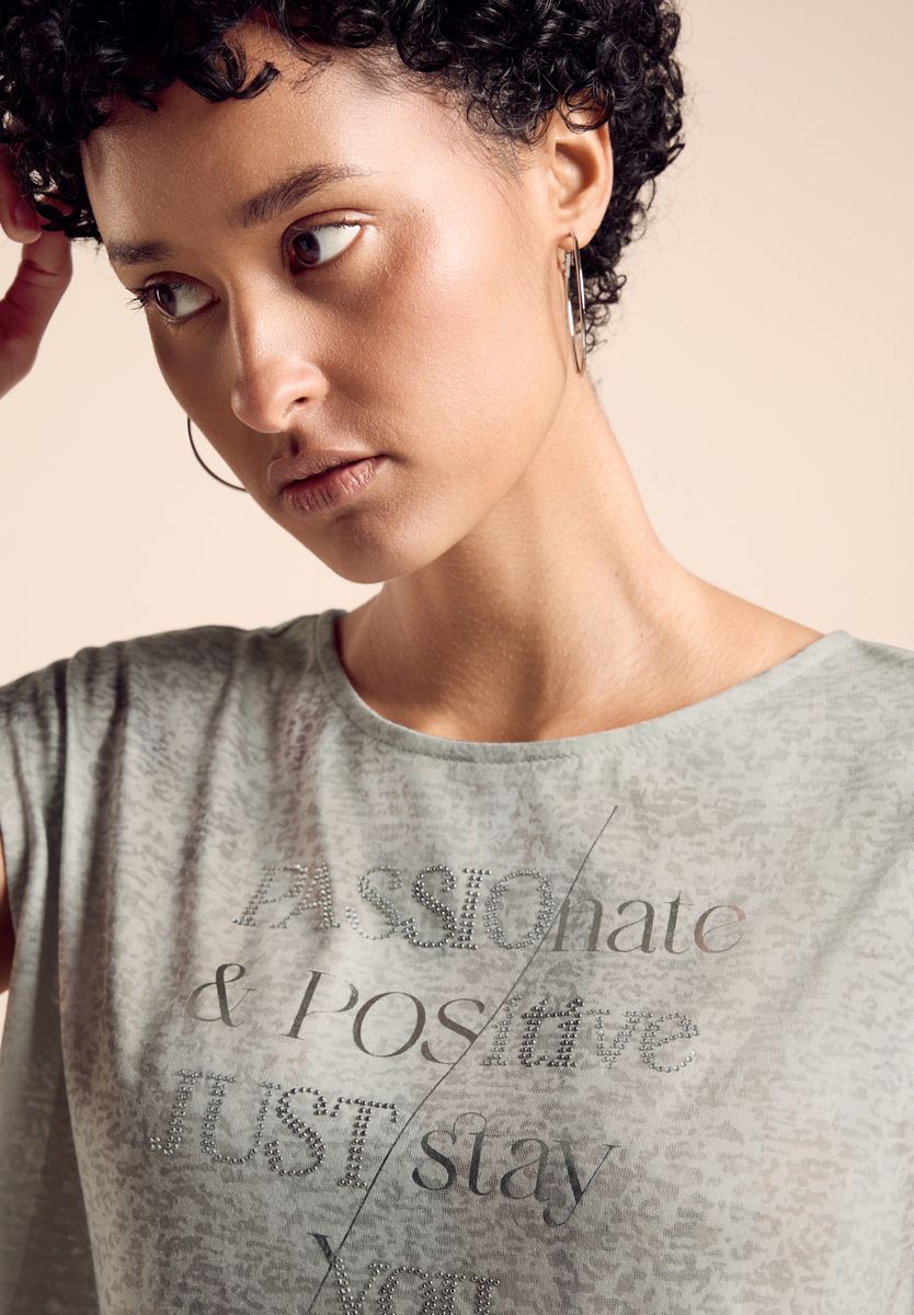 T-Shirt mit Wording