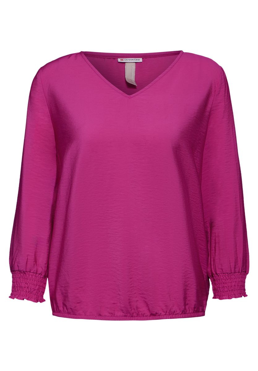 Bluse mit Smock-Detail