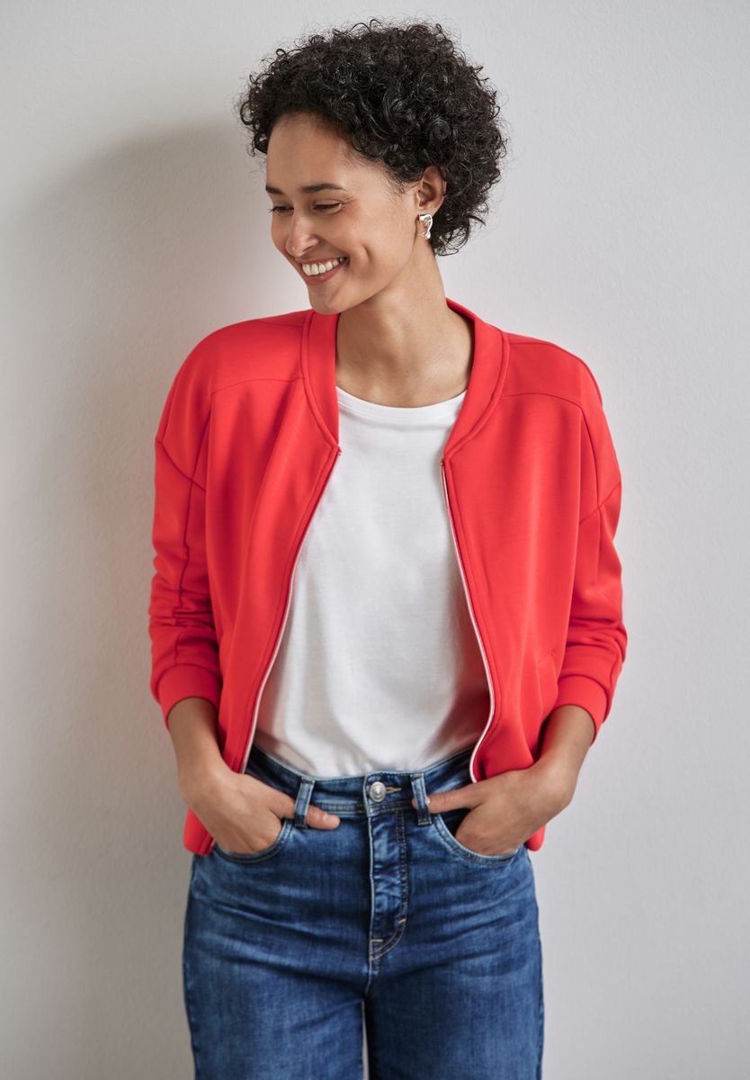 Jacke im Silk Look