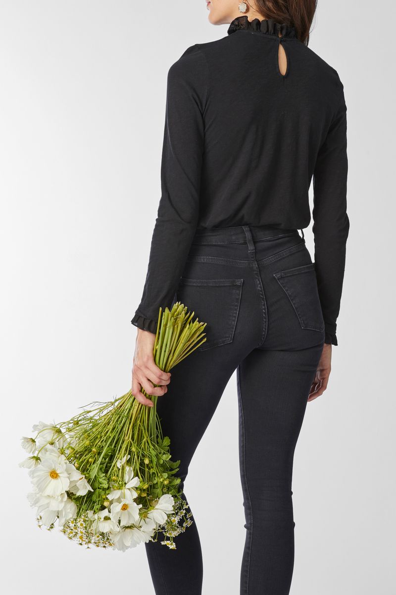 Organic Slub Frill Longsleeve