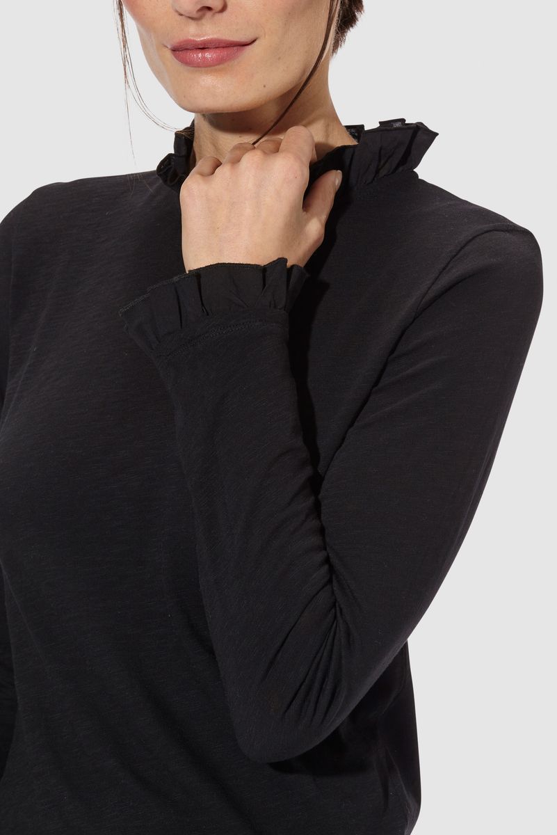 Organic Slub Frill Longsleeve