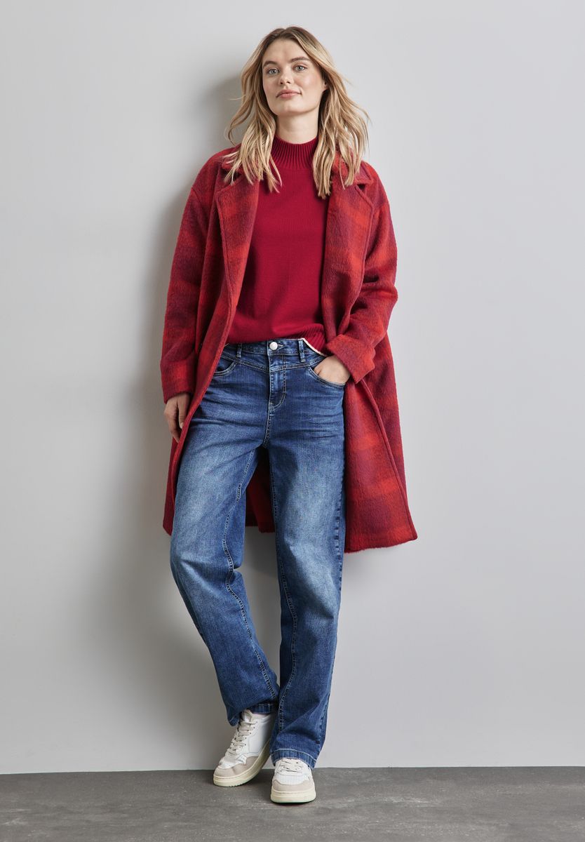 Pullover mit Stehkragen