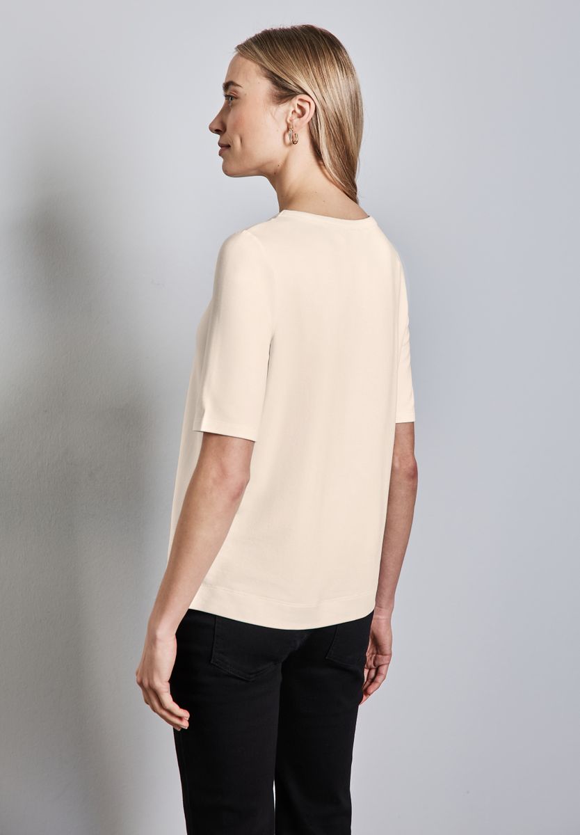 Shirt mit glänzendem Wording