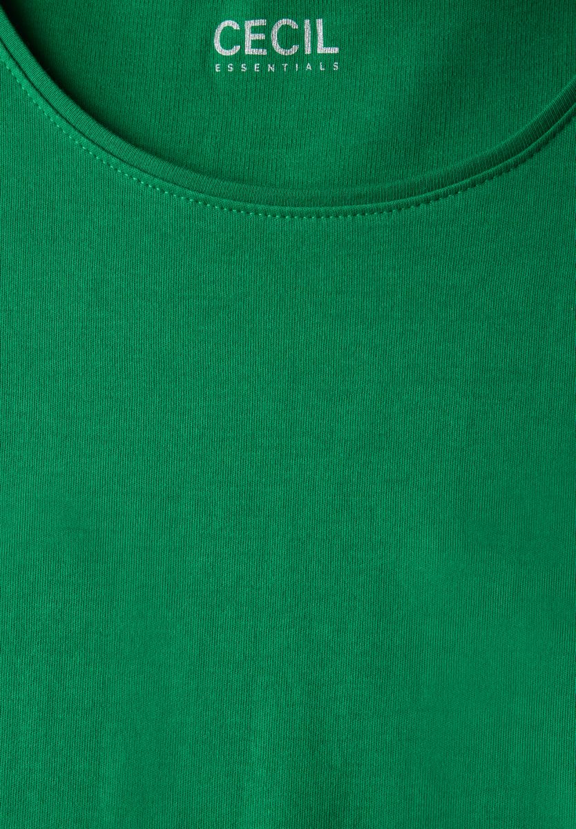 T-Shirt in Unifarbe