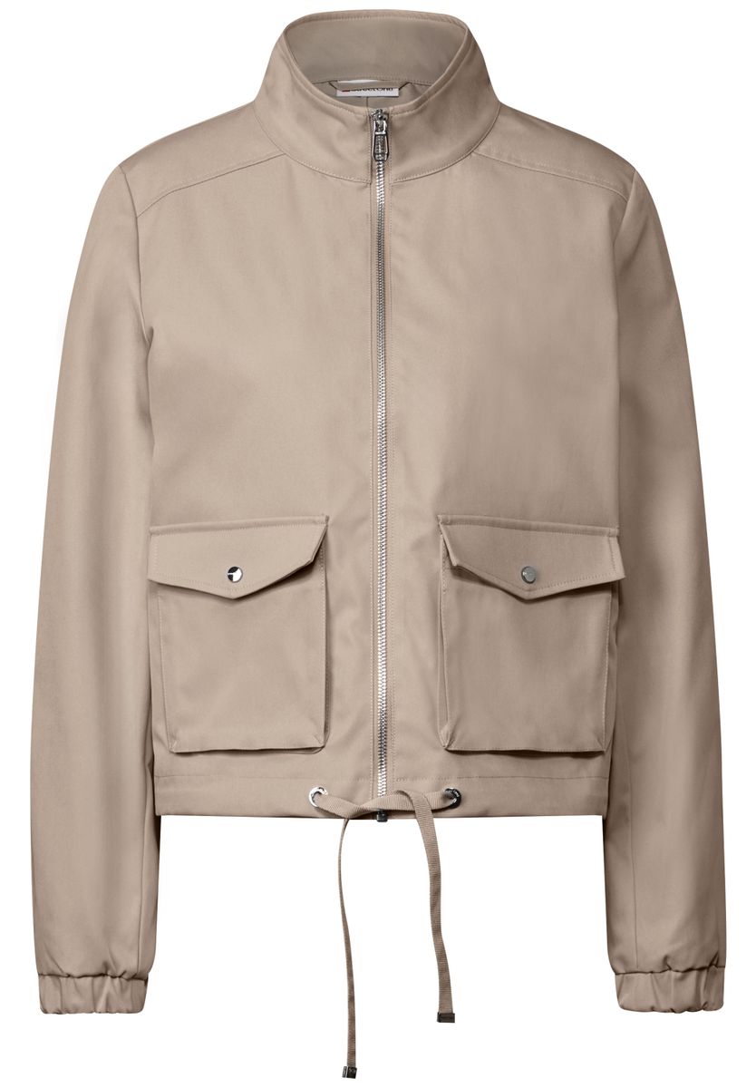 Jacke mit Stehkragen