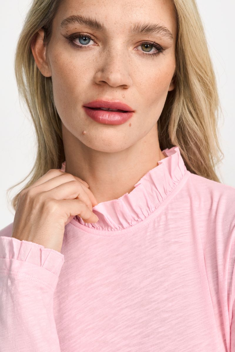 Organic Slub Frill Longsleeve