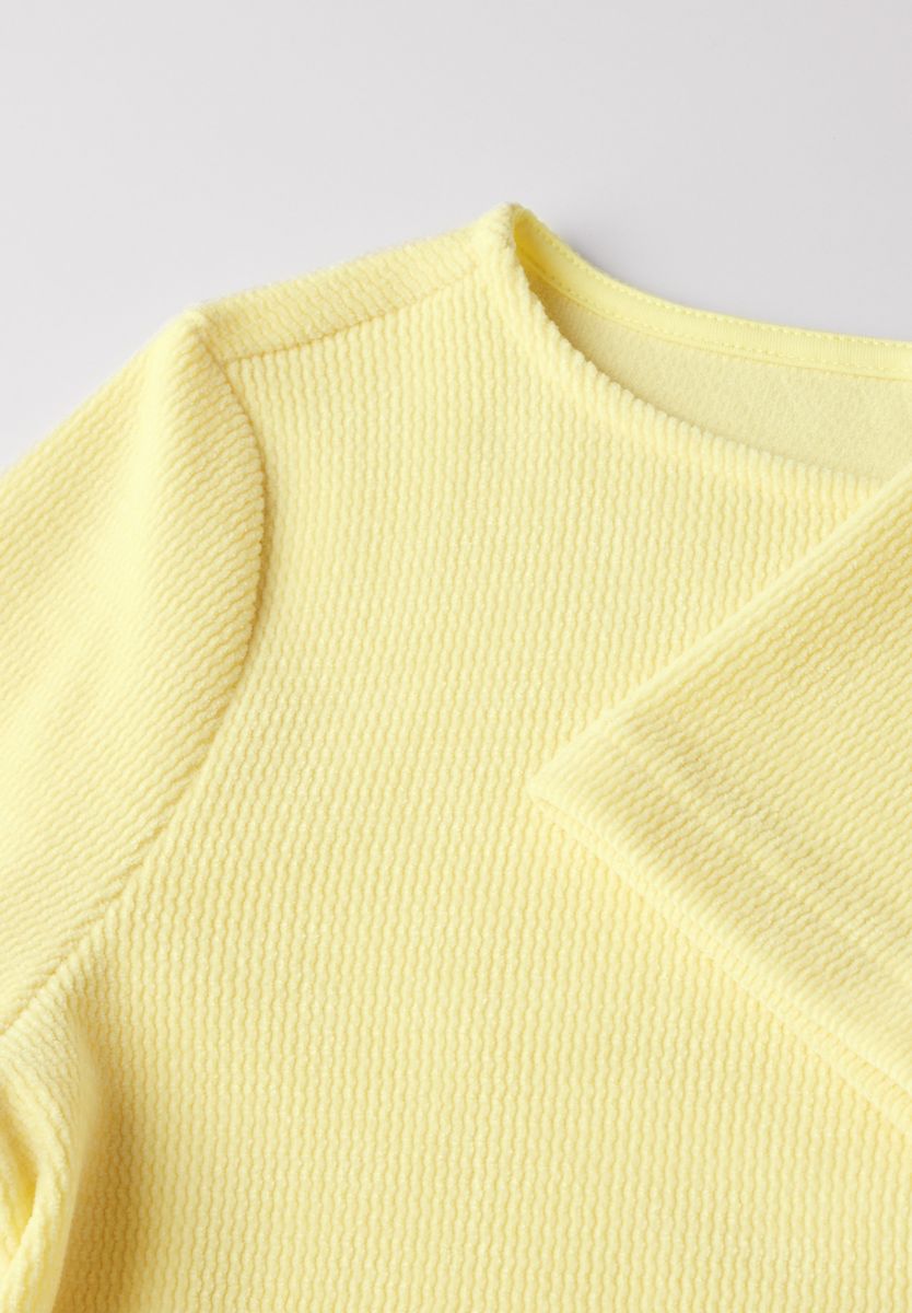 Shirt mit U-Boot-Ausschnitt