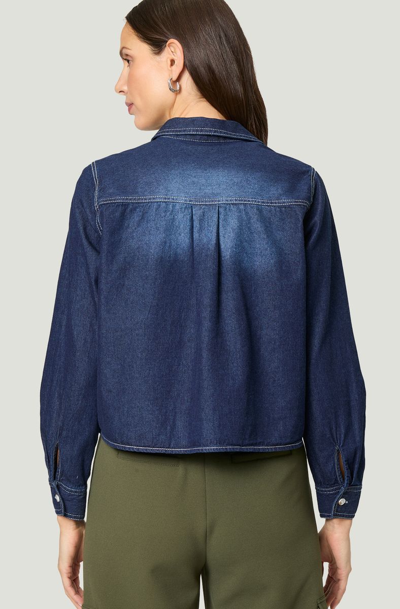 Jeansbluse