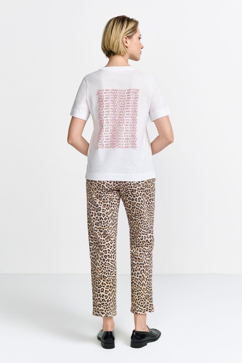 Easy Fit T-Shirt "smile and enjoy" Organic