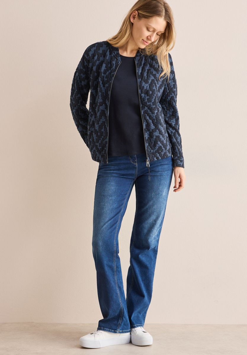 Jaquard Jacke mit Struktur