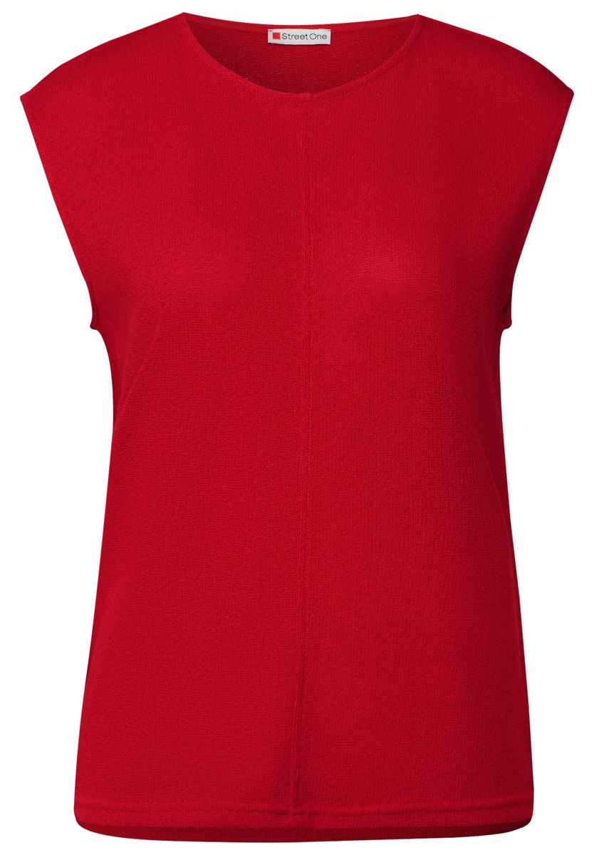 Top im Strick-Look