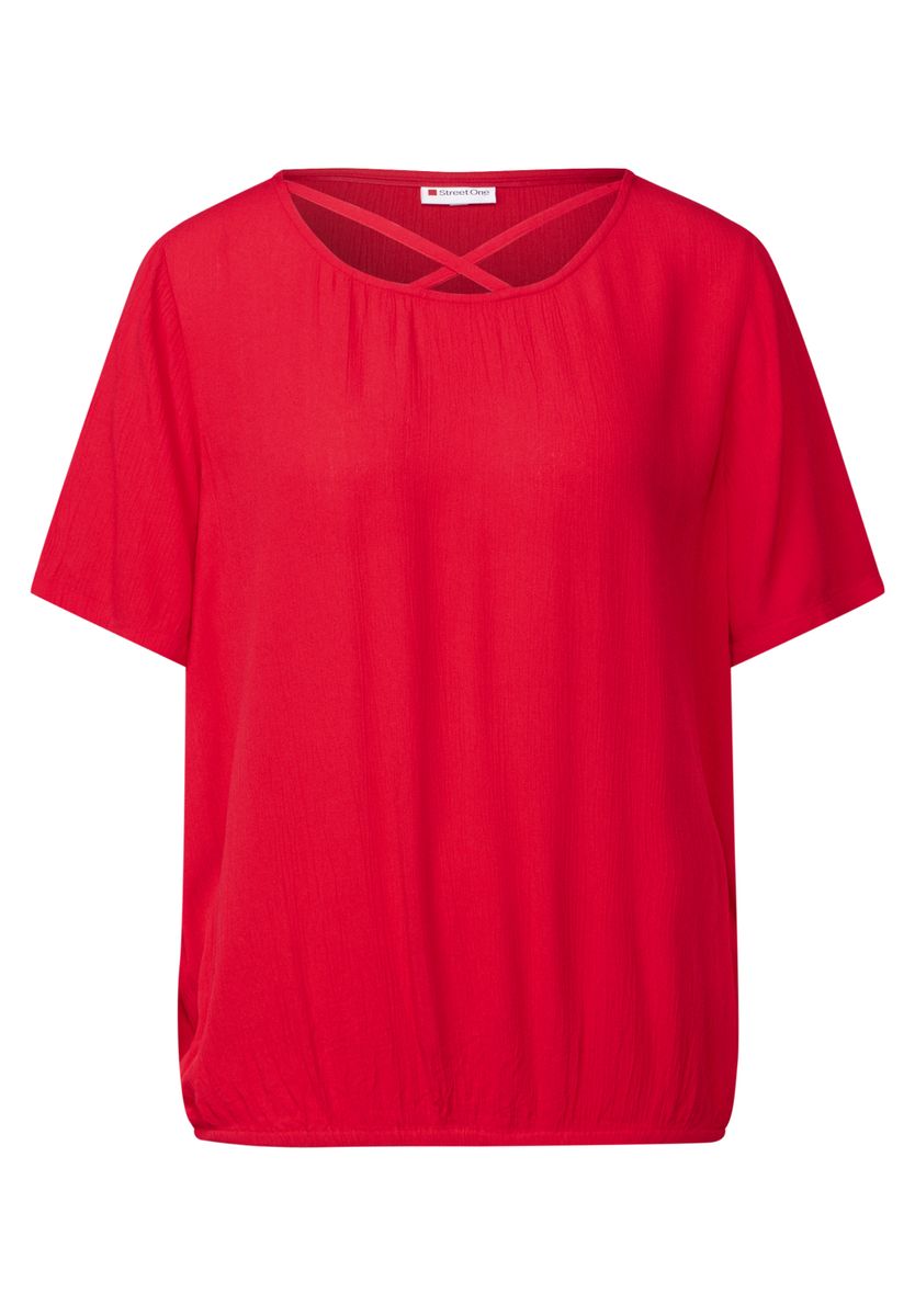 Blusenshirt mit Bänderdetail