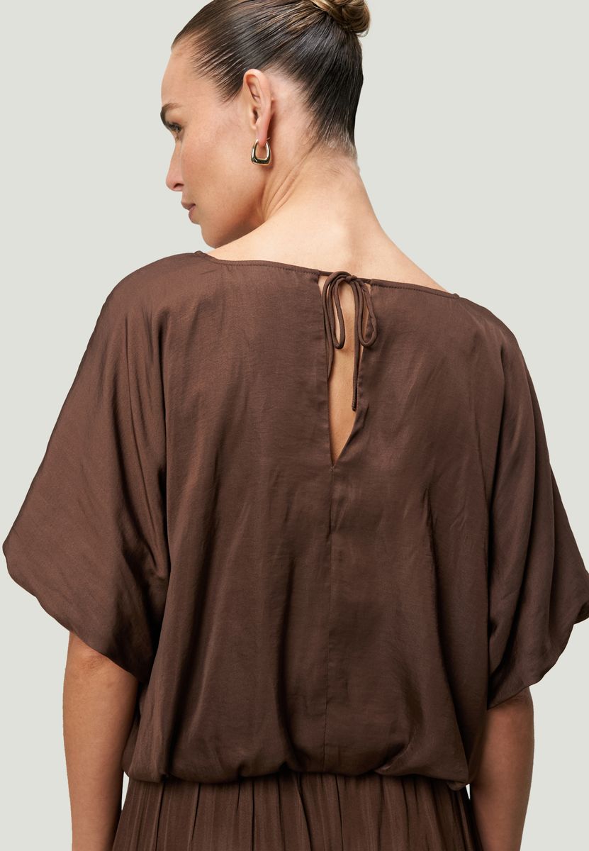 Satinbluse