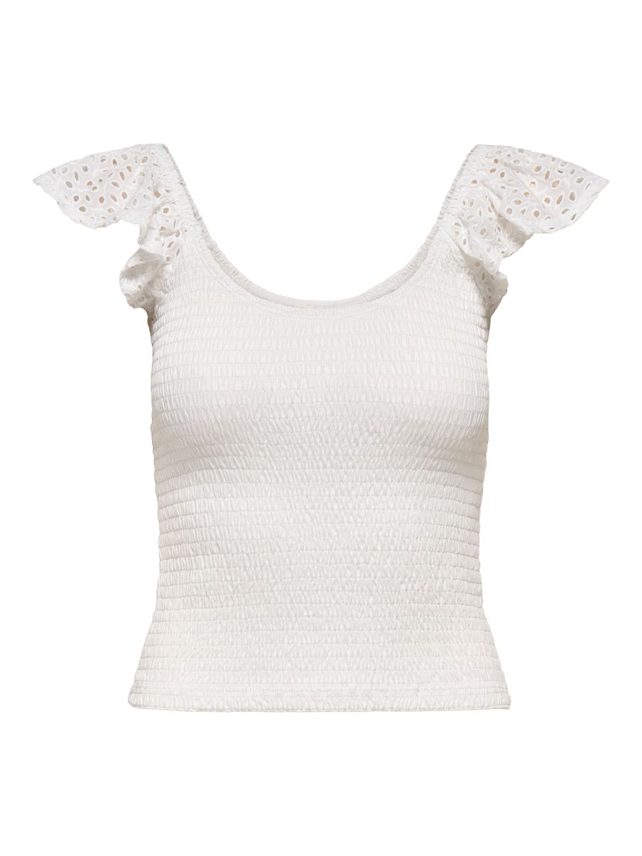 ONLGWEN LIFE S/L SMOCK TOP JRS