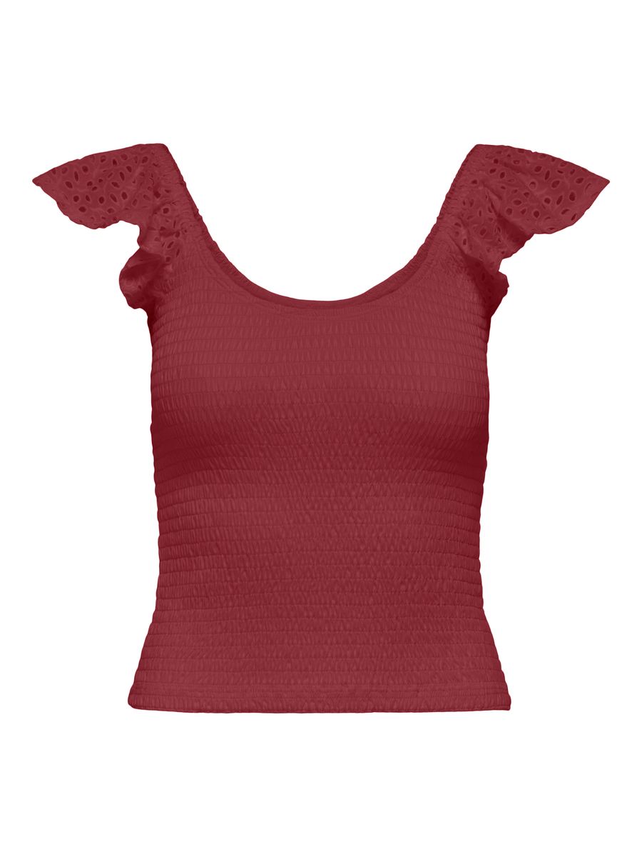 ONLGWEN LIFE S/L SMOCK TOP JRS