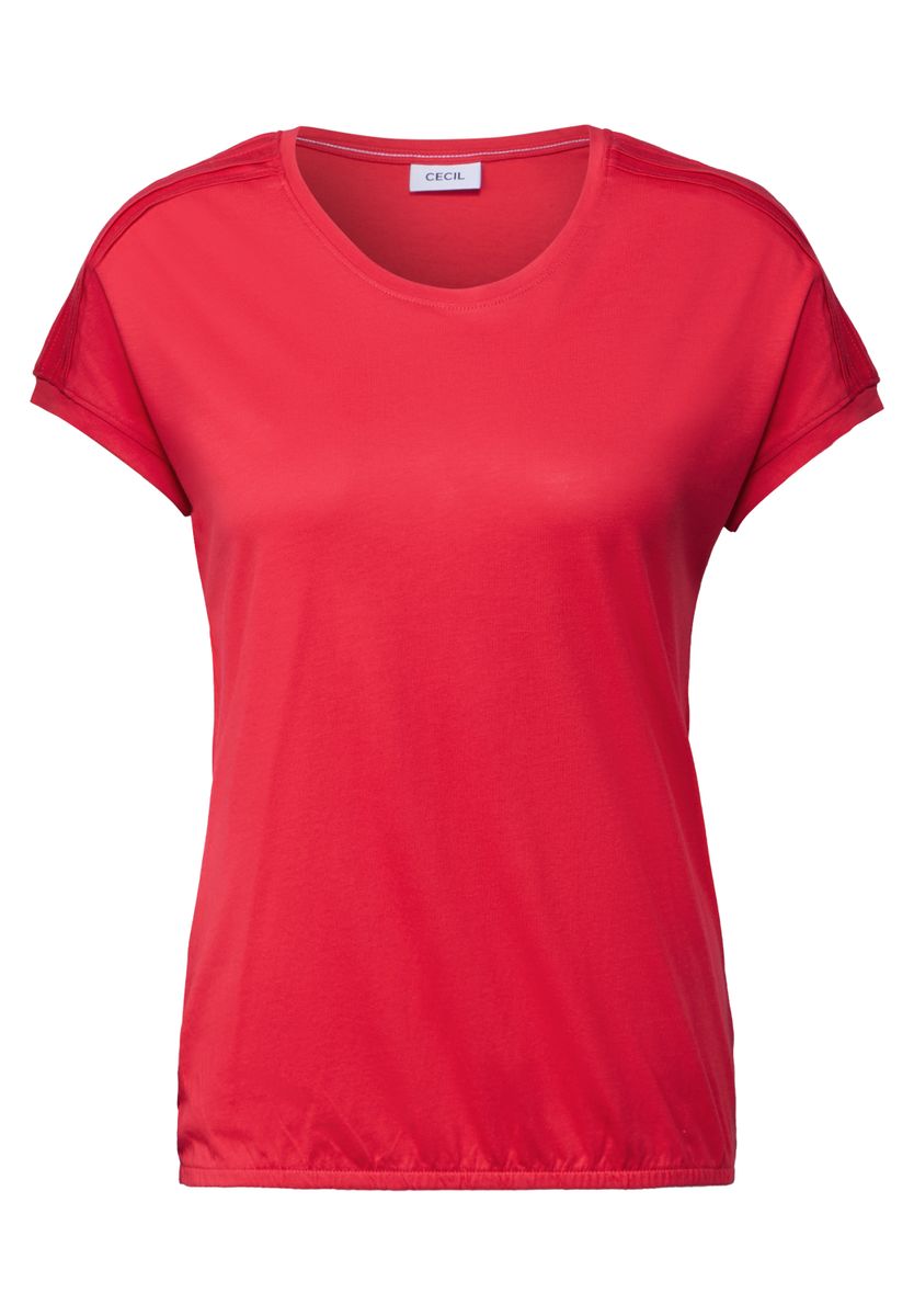 Shirt in Unifarbe