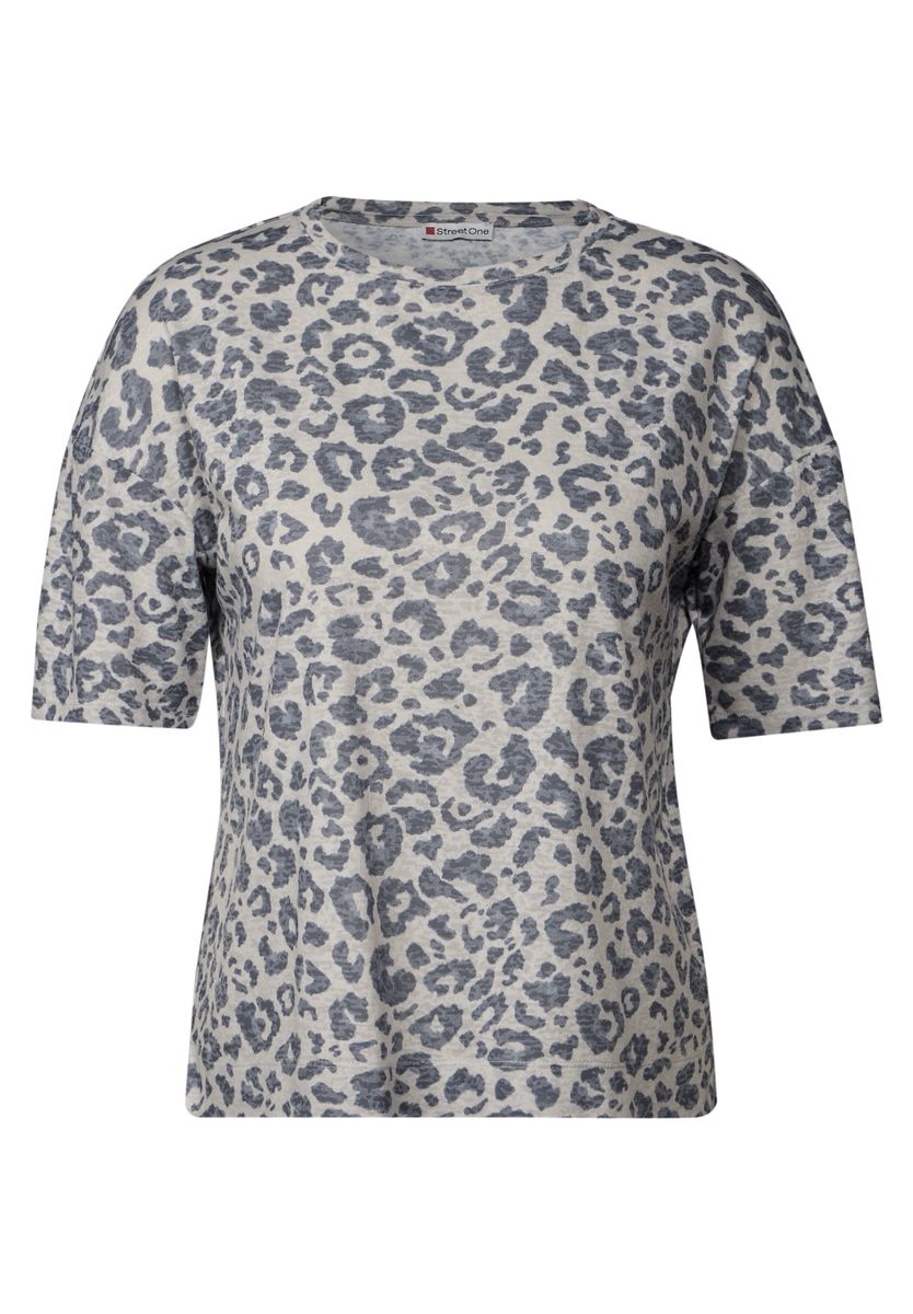 Ausbrenner-Shirt mit Muster