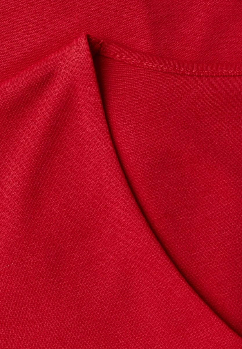 T-Shirt in Unifarbe
