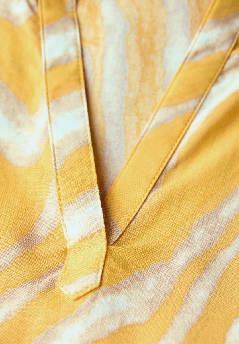 Gemusterte Bluse