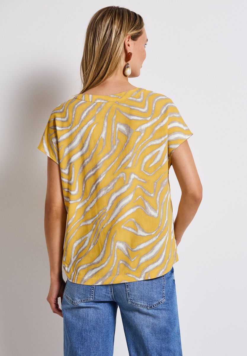 Gemusterte Bluse
