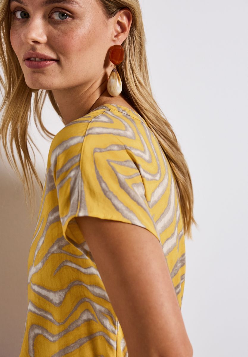 Gemusterte Bluse