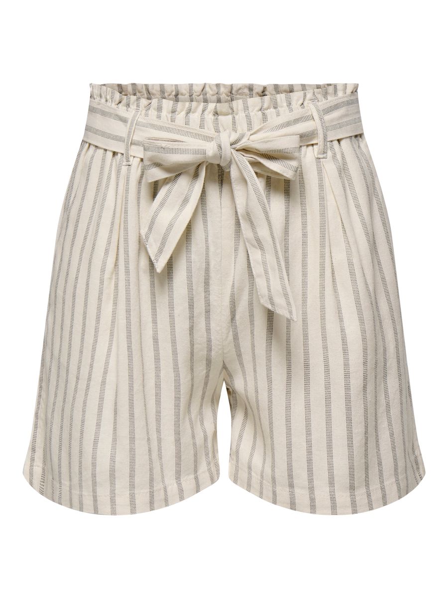 ONLLIMA HW LINEN BL BELT SHORTS PNT