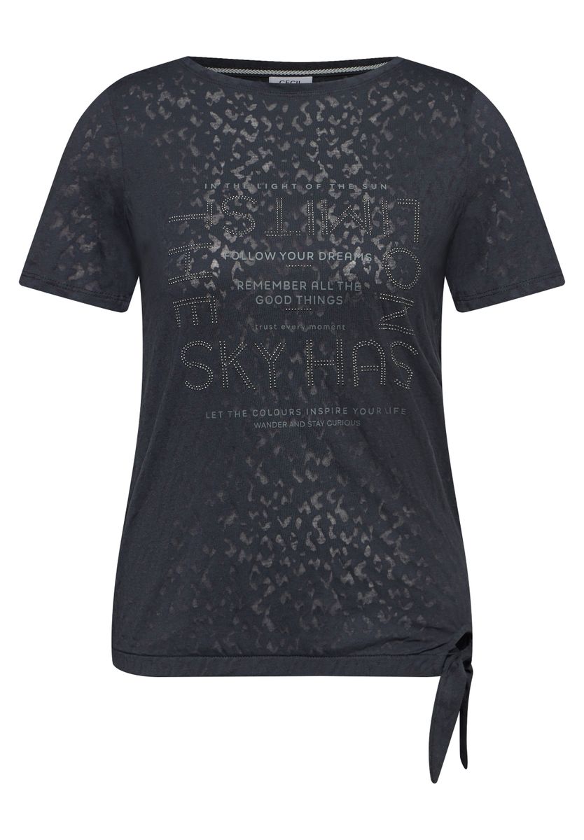 T-Shirt mit Schmucksteinen