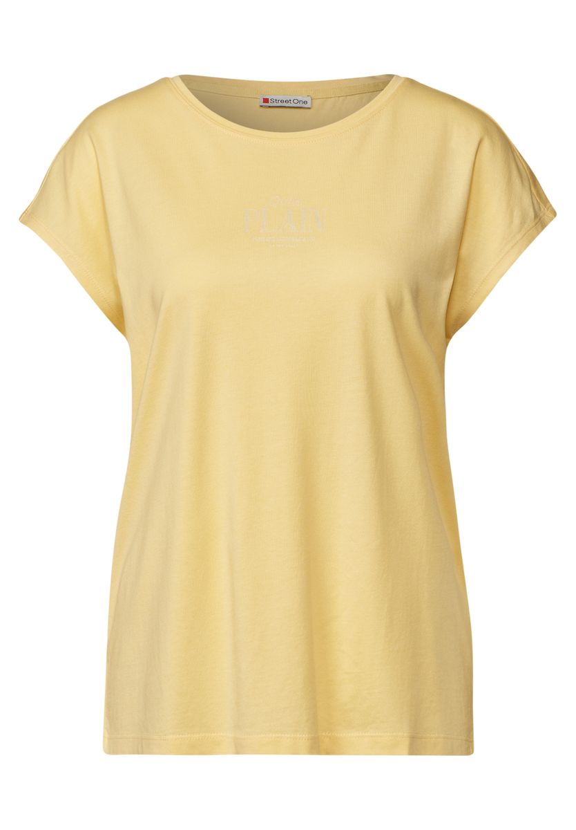 Basic Shirt mit Wording