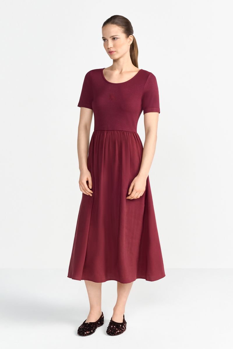 Branded Scuba Parachute Dress