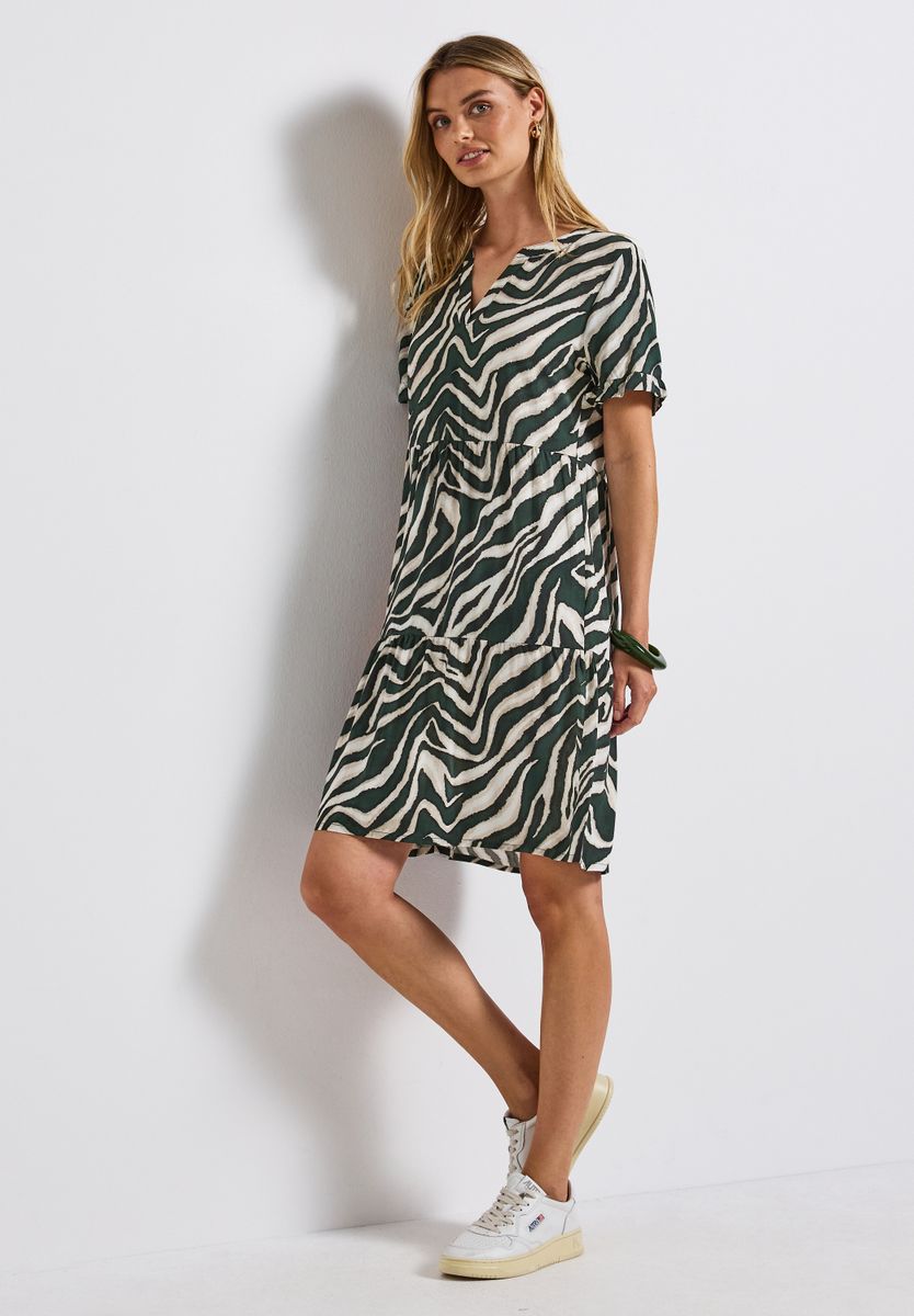 Gemustertes Tunika-Kleid
