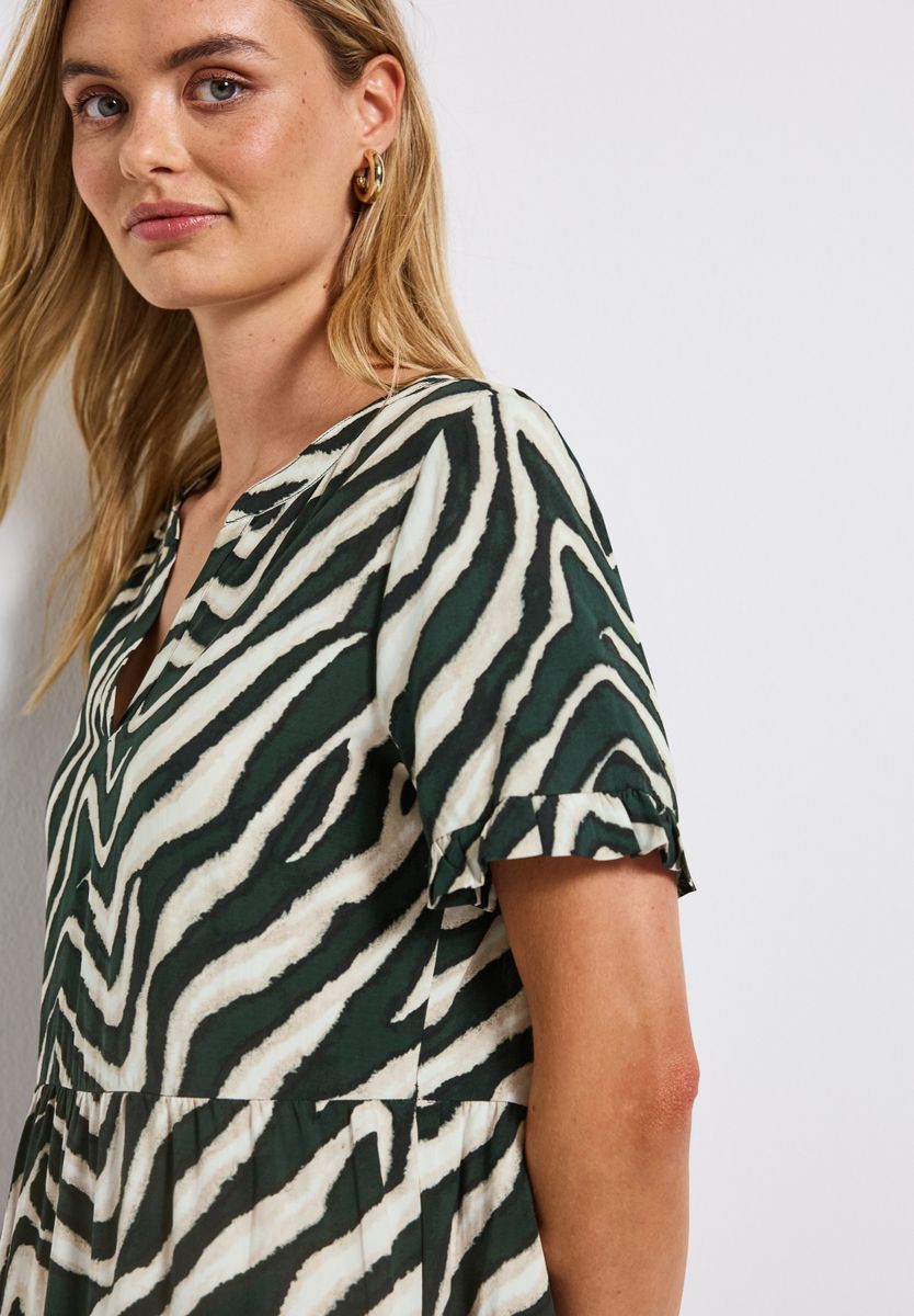 Gemustertes Tunika-Kleid