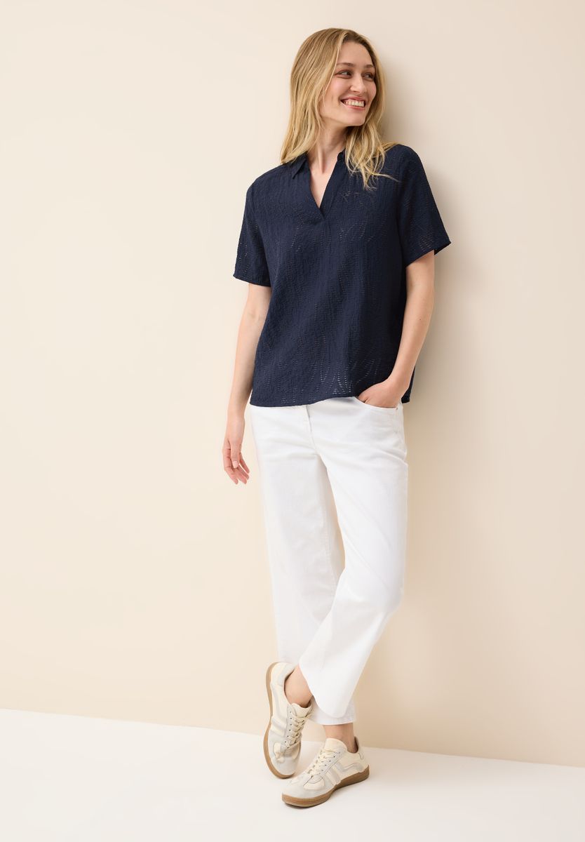 Blusenshirt mit Struktur