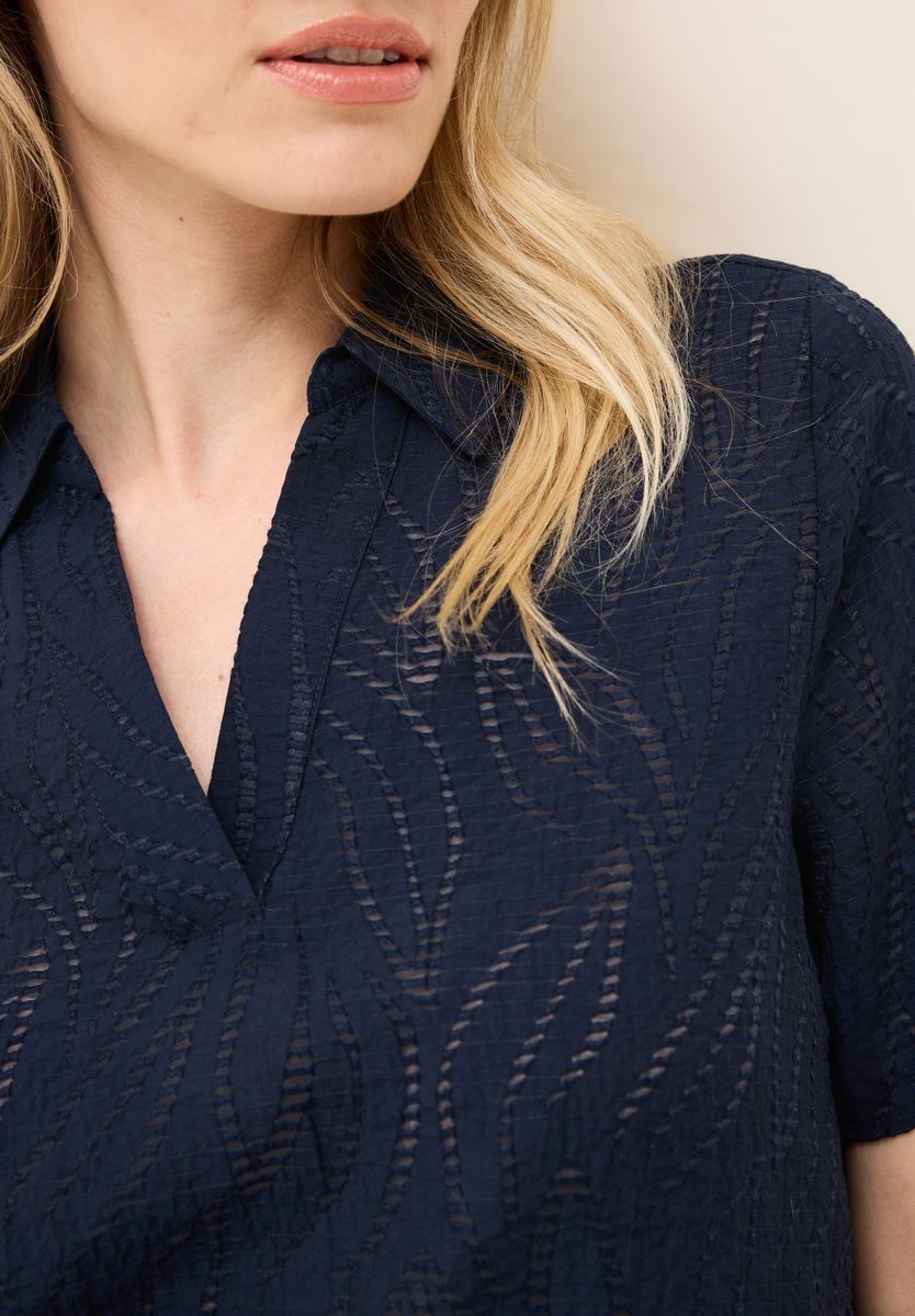 Blusenshirt mit Struktur