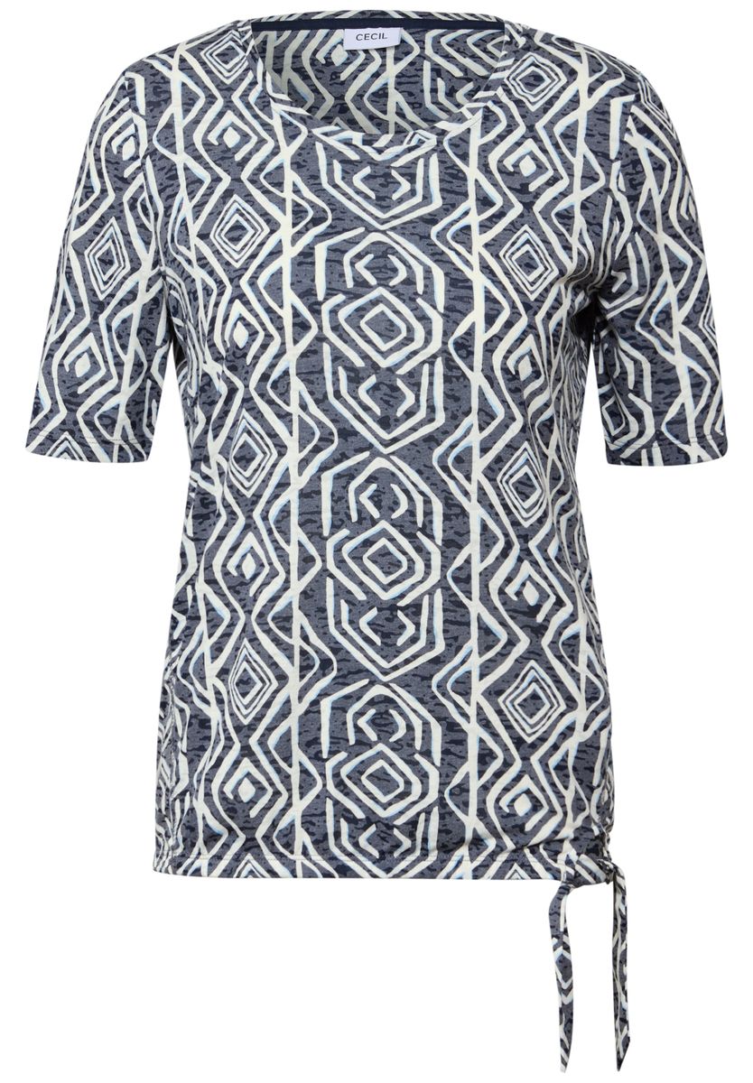 T-Shirt in Ausbrenner-Optik